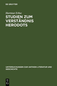 Vorderes Coverbild Studien zum Verständnis Herodots
