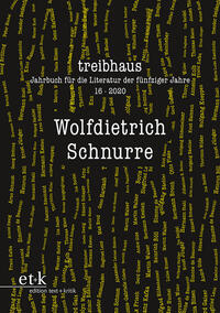 Vorderes Coverbild Wolfdietrich Schnurre