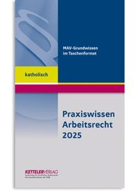 Vorderes Coverbild Praxiswissen Arbeitsrecht 2025 katholisch