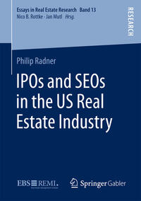 Vorderes Coverbild IPOs and SEOs in the US Real Estate Industry