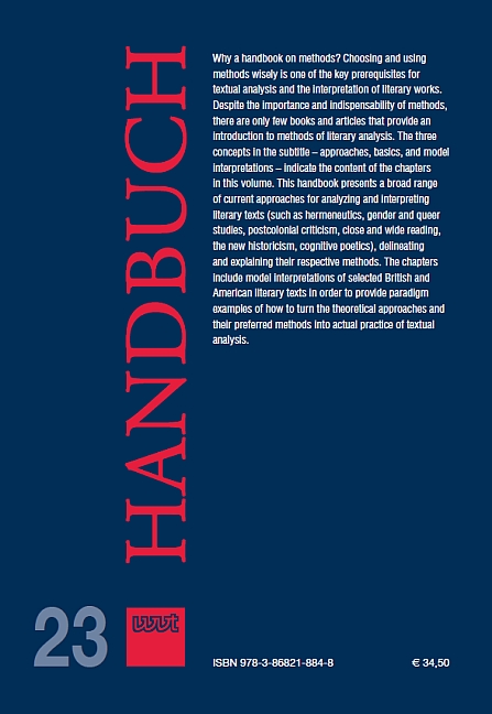 Rückseitencover Methods of Textual Analysis in Literary Studies