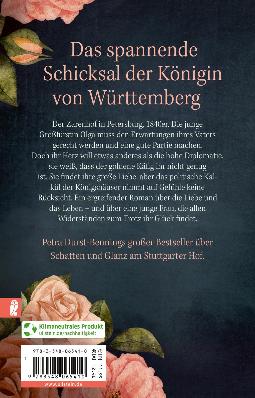 Rückseitencover Die Zarentochter (Die Zarentöchter-Saga 2)