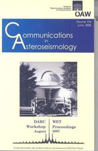 Vorderes Coverbild Communications in Asteroseismology Volume 154/2008