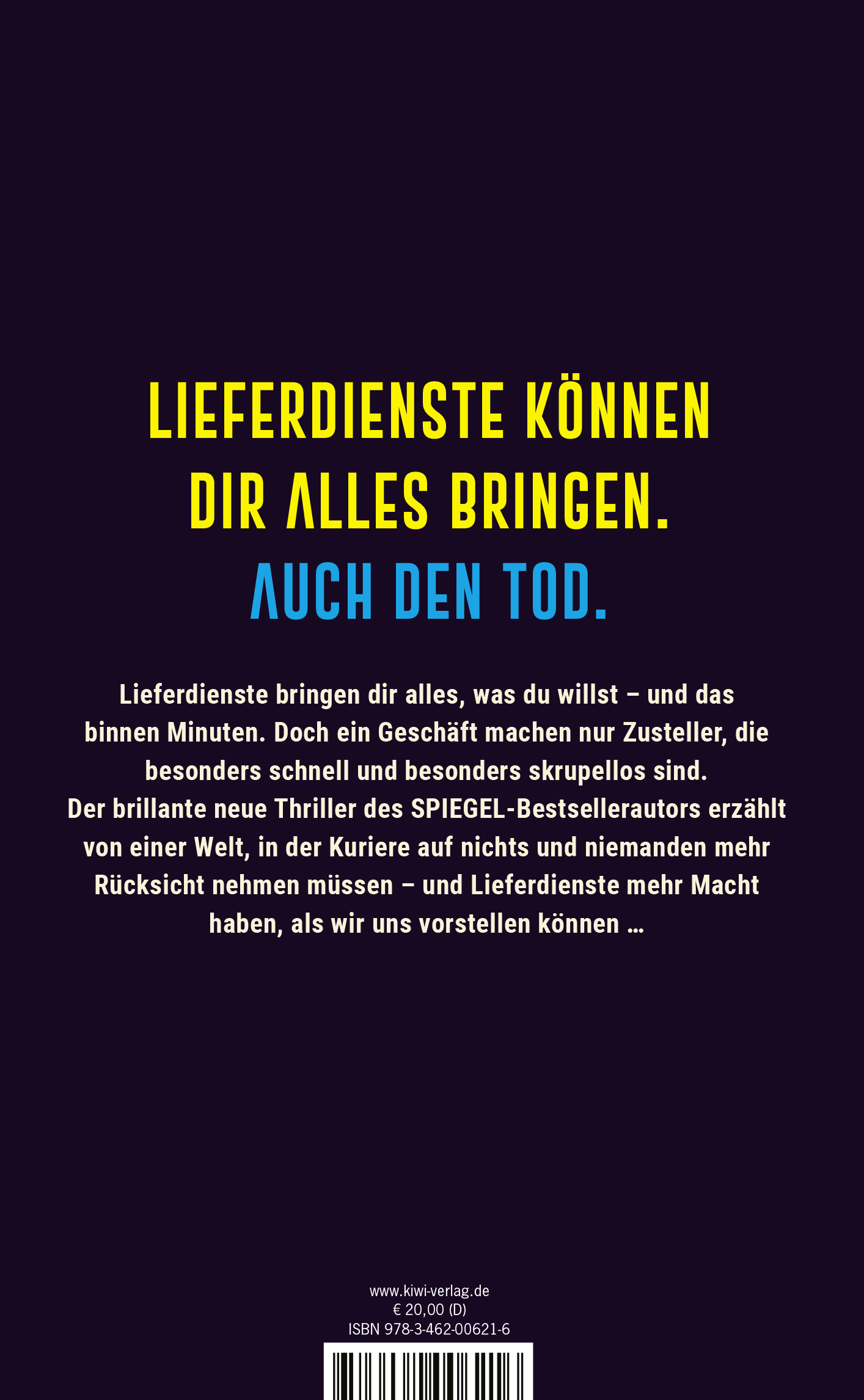 Rückseitencover Lieferdienst