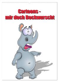 Vorderes Coverbild Cartoons - mir doch Bockwurscht (Wandkalender 2026 DIN A2 hoch), CALVENDO Monatskalender