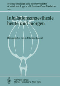 Vorderes Coverbild Inhalationsanaesthesie heute und morgen