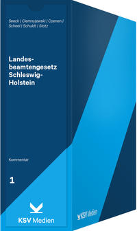 Vorderes Coverbild Landesbeamtengesetz Schleswig-Holstein
