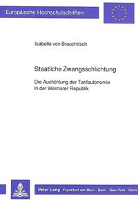 Vorderes Coverbild Staatliche Zwangsschlichtung