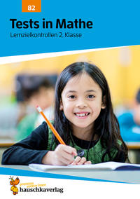 Vorderes Coverbild Übungsheft mit Tests in Mathe 2. Klasse