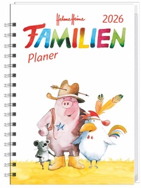 Vorderes Coverbild Helme Heine: Familienplaner-Buch A6 2026