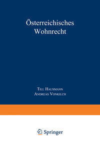 Vorderes Coverbild Österreichisches Wohnrecht