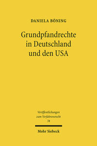 Vorderes Coverbild Grundpfandrechte in Deutschland und den USA