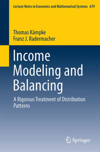 Vorderes Coverbild Income Modeling and Balancing