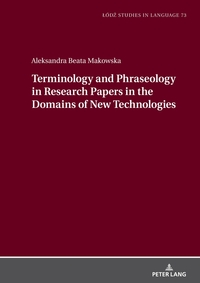 Vorderes Coverbild Terminology and Phraseology in Research Papers in the Domains of New Technologies