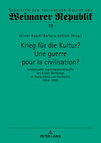 Vorderes Coverbild Krieg für die Kultur? Une guerre pour la civilisation?