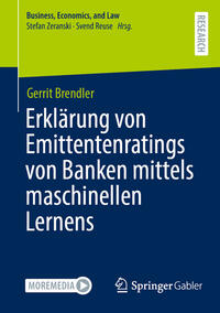 Vorderes Coverbild Erklärung von Emittentenratings von Banken mittels maschinellen Lernens
