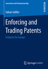 Vorderes Coverbild Enforcing and Trading Patents
