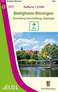 Vorderes Coverbild R217 Radkarte 1:25 000 Bietigheim-Bissingen