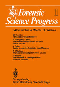 Vorderes Coverbild Forensic Science Progress