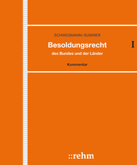 Vorderes Coverbild Besoldungsrecht des Bundes und der Länder
