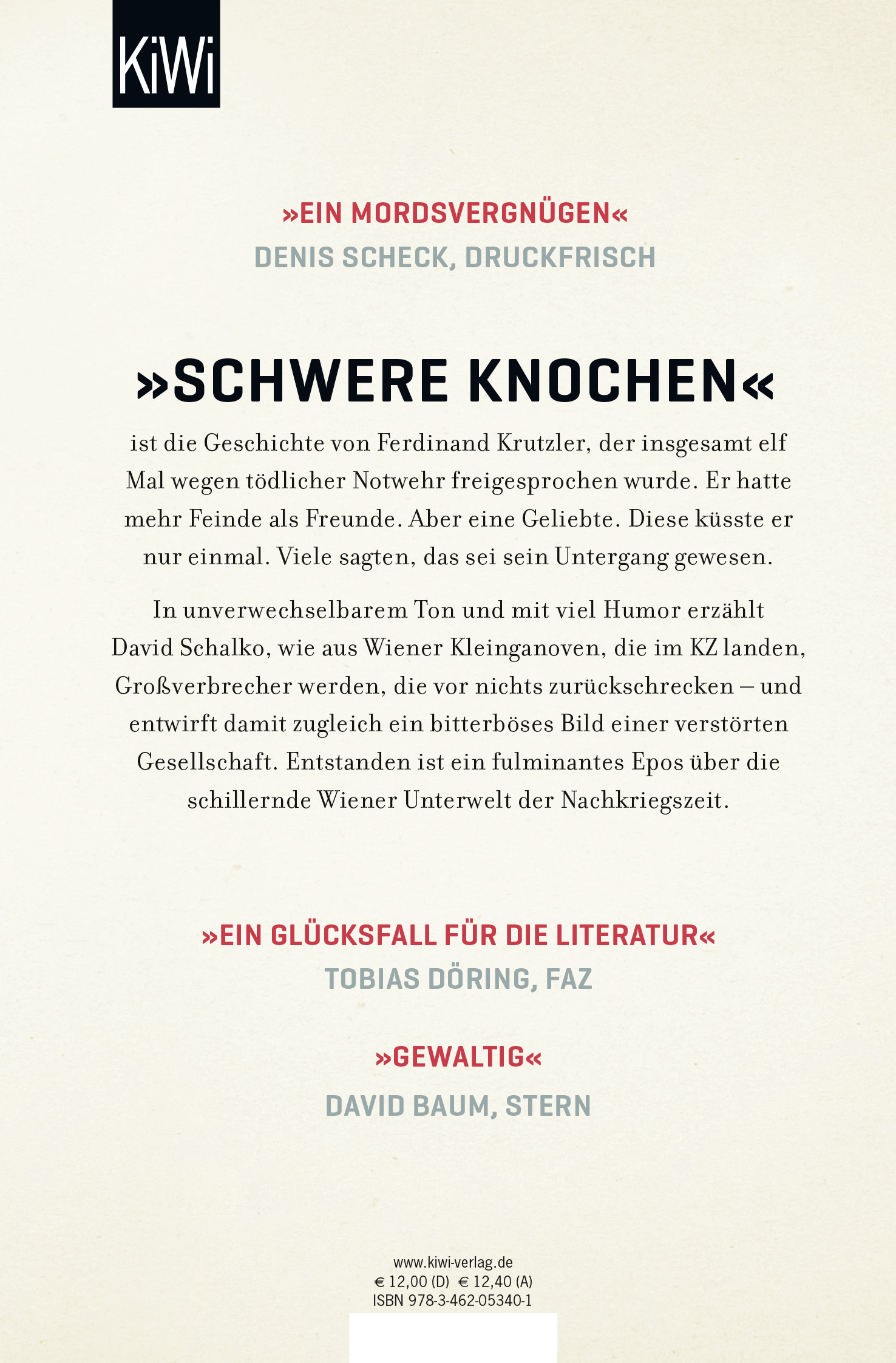 Rückseitencover Schwere Knochen