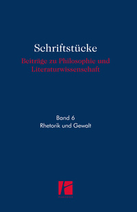 Vorderes Coverbild Rhetorik und Gewalt