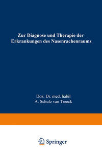 Vorderes Coverbild Zur Diagnose und Therapie der Erkrankungen des Nasenrachenraums
