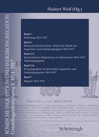 Vorderes Coverbild Römische Inquisition und Indexkongregation
