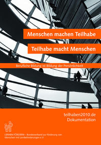Vorderes Coverbild Menschen machen Teilhabe - Teilhabe macht Menschen