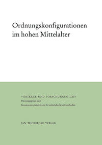 Vorderes Coverbild Ordnungskonfiguration im hohen Mittelalter