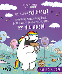 Vorderes Coverbild Iss, was dir schmeckt – Pummeleinhorn-Wandkalender 2023
