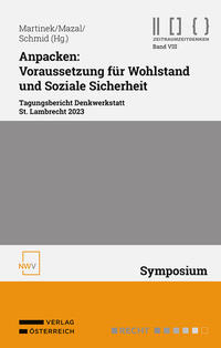 Vorderes Coverbild Anpacken: Voraussetzung für Wohlstand und Soziale Sicherheit
