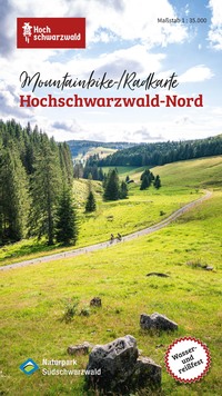 Vorderes Coverbild Mountainbike-/Radkarte Hochschwarzwald-Nord