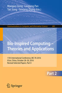 Vorderes Coverbild Bio-inspired Computing – Theories and Applications