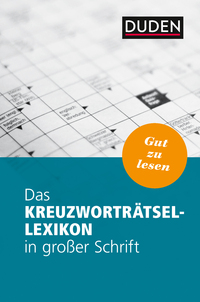 Vorderes Coverbild Das Kreuzworträtsel-Lexikon in großer Schrift
