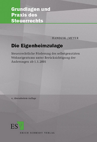 Vorderes Coverbild Die Eigenheimzulage