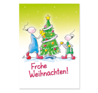 Vorderes Coverbild Oups Postkarte Weihnachten
