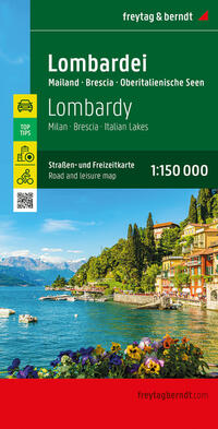 Vorderes Coverbild Lombardei, Straßen- und Freizeitkarte 1:150.000, freytag & berndt