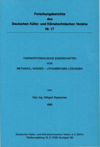 Vorderes Coverbild Thermophysikalische Eigenschaften von Methanol /Wasser-Lithiumbromidlösungen