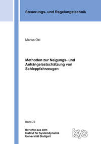 Vorderes Coverbild Methoden zur Neigungs- und Anhängelastschätzung von Schleppfahrzeugen