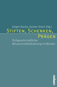 Vorderes Coverbild Stiften, Schenken, Prägen
