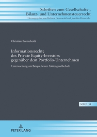 Vorderes Coverbild Informationsrechte des Private Equity-Investors gegenüber dem Portfolio-Unternehmen