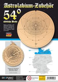 Vorderes Coverbild Zubehör-Platte 54° (für Astrolabium)