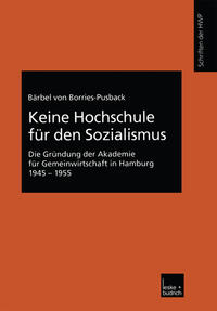Vorderes Coverbild Keine Hochschule für den Sozialismus