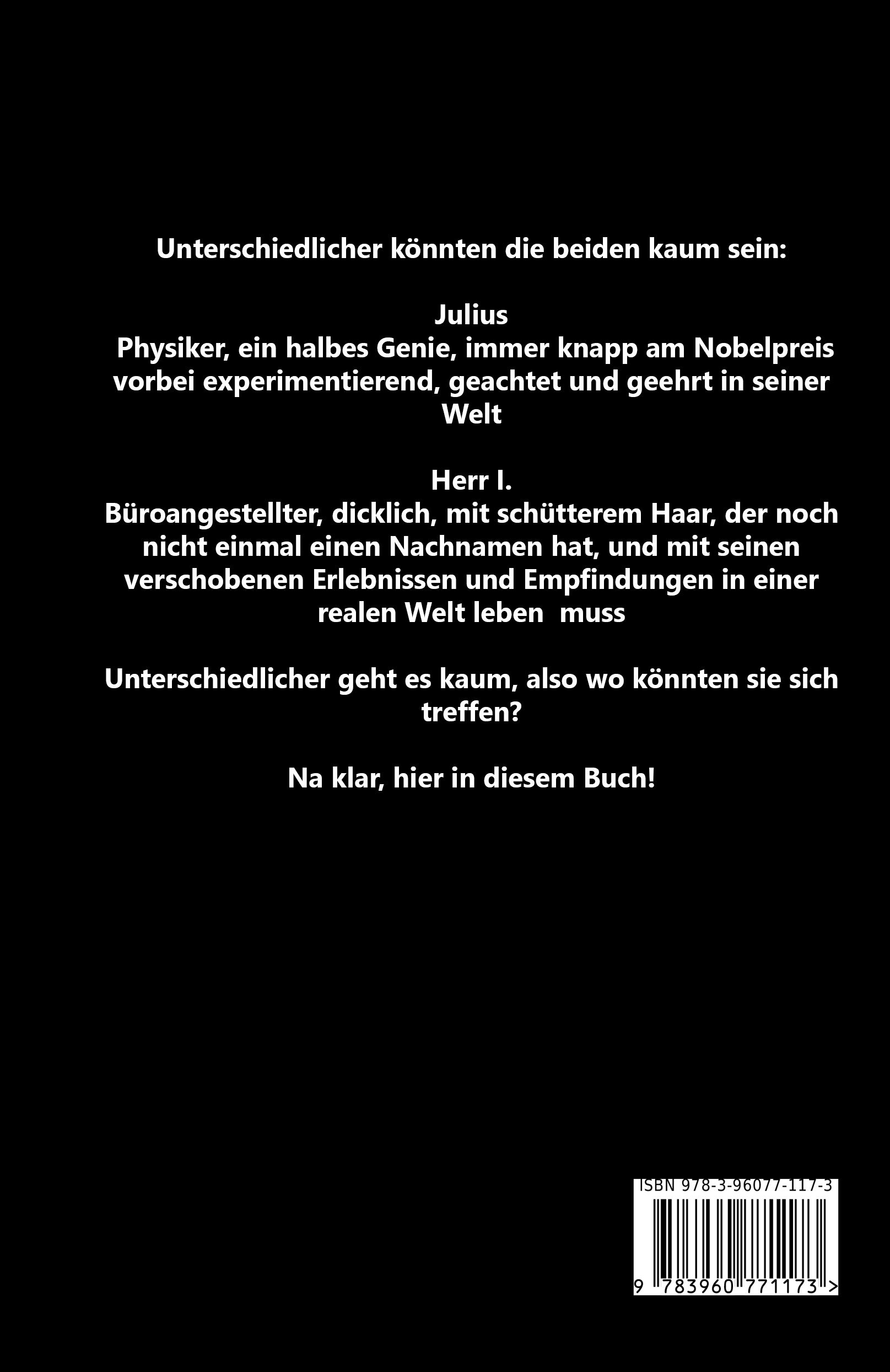 Rückseitencover Herr I. trifft Julius