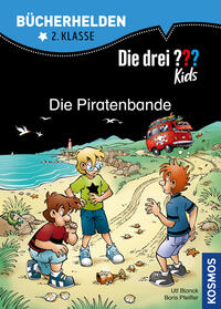 Vorderes Coverbild Die drei ??? Kids, Bücherhelden 2. Klasse, Die Piratenbande