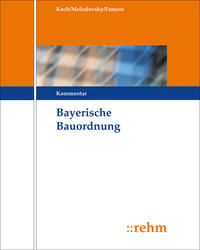 Vorderes Coverbild Bayerische Bauordnung