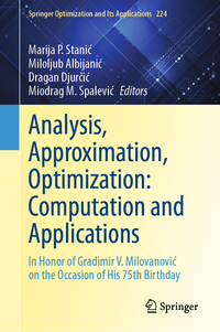 Vorderes Coverbild Analysis, Approximation, Optimization: Computation and Applications