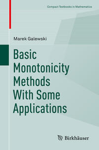 Vorderes Coverbild Basic Monotonicity Methods with Some Applications