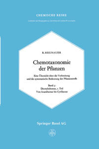 Vorderes Coverbild Chemotaxonomie der Pflanzen